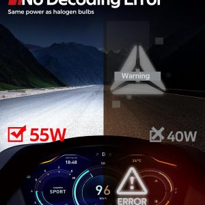 Torchbeam 9005/HB3 Bulbs T7 Series, 68,000LM 900% Ultra Brighter Light Bulbs, 6500K 9005 Light with High Speed Fan, 5Min Quick Installation Fog Light, 60000 Hours Lifelong, Pack of 2