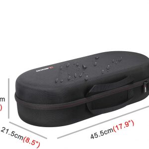 RLSOCO Hard Case for Dyson Airwrap Complete Long/Complete Styler HS08 HS05 HS01,NOT for Dyson Airwrap i.d. - Fits 4pcs Long Barrels or Short Barrels - Black (Case Only,Hair Styler is not Included)