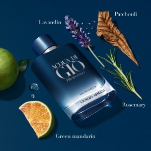 Armani beauty Acqua di Giò - Trío Cologe para hombre (valor de $124) - Eau de Toilette, Profundo y Parfum - 0.5 onzas líquidas cada uno