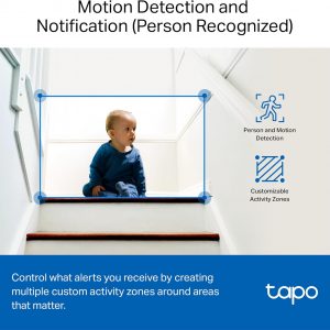Tapo 1080P Indoor Wired Security Camera - Works as a Baby Monitor & Pet Camera, Motion Detection, 2-Way Audio, Siren, Night Vision, Subscription-Free Local Storage or Optional Cloud, C101