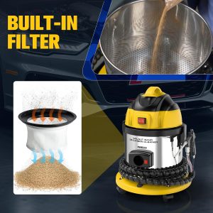 YUANRI Walnut Blaster Kit for Carbon Cleaning, 1200W Engine Intake Valve Cleaner Machine, Automotive Engine Carbon Remover with 2kg Walnut Sand, Sand Blaster for Carbon Cleaning HTS558