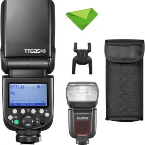 GODOX TT685II-C Flash for Canon Speedlight Camera Flash E-TTL Speedlite High-Speed Sync, 2.4G Wireless X System Compatible for Canon Flash 5D Mark IV 6D Mark II 7D 90D 250D R5 850D (Upgraded TT685C)