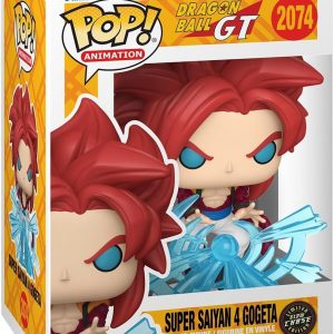 Funko Pop! Animation: Dragon Ball GT - Super Saiyan 4 Gogeta - 1/6 Odds for Rare Chase Variant - (Glow in The Dark) - Collectable Vinyl Figure - Gift Idea - Official Merchandise - Anime Fans