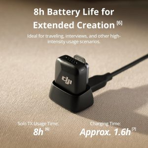 DJI Mic Mini Transmitter (Infinity Black), Ultralight, Wireless Lavalier Microphone for DJI Action 5 Pro/Osmo Pocket 3, Noise Cancelling, Wireless Microphone for Camera/iPhone/Android, Vlog, Streaming