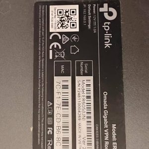 TP-Link ER605 V2 Wired Gigabit VPN Router, Up to 3 WAN Ethernet Ports + 1 USB WAN, SPI Firewall SMB Router, Omada SDN Integrated, Load Balance, Lightning Protection