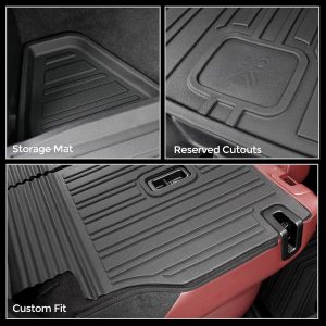GALVAGNITE Floor Mats for Mazda CX-5 2017-2025, All Weather Floor Mats Trunk Cargo Liner with Backrest Protectors and Door Sill Guards Accessories, Full Coverage Set