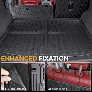 GALVAGNITE Floor Mats for Mazda CX-5 2017-2025, All Weather Floor Mats Trunk Cargo Liner with Backrest Protectors and Door Sill Guards Accessories, Full Coverage Set