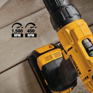 DEWALT Kit de combo de perforación inalámbrico de 20V MAX, 2-Herramienta (DCK240C2)
