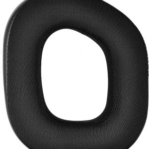 Almohadillas HS80 RGB más gruesas de calidad mejorada, almohadilla de repuesto compatible con auriculares inalámbricos Corsair HS80 RGB, espuma de cancelación de ruido de alta densidad, grosor añadido