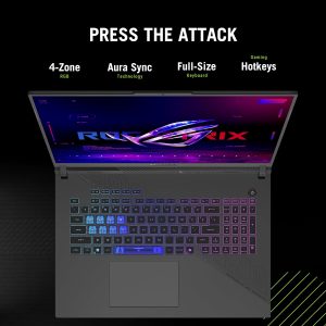 ASUS ROG Strix G18 (2025) Gaming Laptop, 18” ROG FHD+ 16:10 144Hz, NVIDIA® GeForce RTX™ 5050, AMD Ryzen™ 9 8940HX Mobile Processor, 16GB DDR5-5200Mhz, 1TB SSD, Wi-Fi 6E, Wind 11 Home