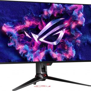 ASUS ROG Swift 32” 4K OLED Gaming Monitor (PG32UCDM) - UHD (3840 x 2160), QD-OLED, 240Hz, 0.03ms, G-SYNC Compatible, Custom Heatsink, Graphene Film, 99% DCI-P3, True 10-bit, 90W USB-C