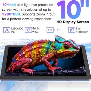 Winsing Android Tablet 10 Inch, Android 15 Tablets 2025 for Adults, Octa-Core, 12GB RAM,128GB Storage(2TB Expandable), Large Touch Screen Tablet with 10H Battery Life,WiFi & Bluetooth 5.0, Haze Blue