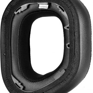 Almohadillas HS80 RGB más gruesas de calidad mejorada, almohadilla de repuesto compatible con auriculares inalámbricos Corsair HS80 RGB, espuma de cancelación de ruido de alta densidad, grosor añadido