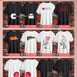 Playera personalizada para pareja