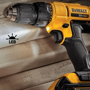 DEWALT Kit de combo de perforación inalámbrico de 20V MAX, 2-Herramienta (DCK240C2)