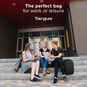 Targus Mochila clásica para laptop de 15 a 16 pulgadas, se adapta a la mayoría de portátiles de hasta 16 pulgadas, mochila de viaje acolchada para viajeros de negocios, universidad y viajes