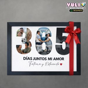 Cuadro con fotografías personalizado