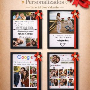 Cuadros personalizados especial san valentin
